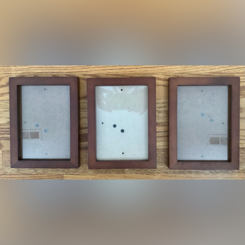 Rustic Photo Frames Set of 3 (6 3/4” x 4 3/4” photo opening)